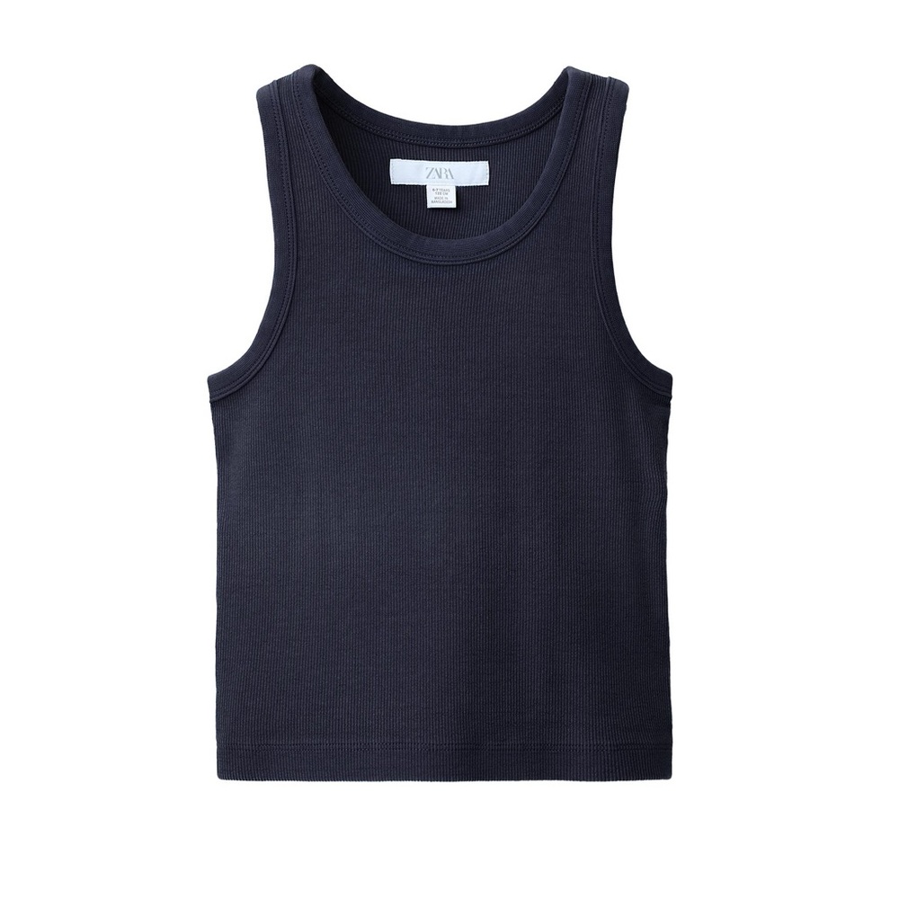 Zara High Neck Tank Top